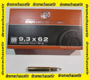 1 boite de 20 cartouches calibre 9