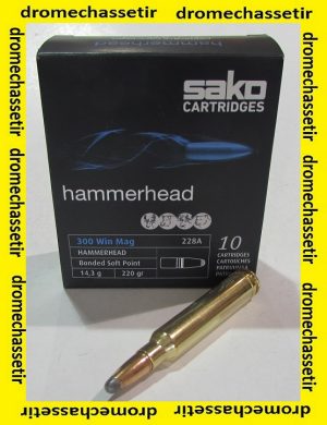 boite 10 cartouches 300 win mag Sako Hammerhead