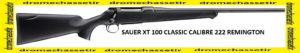 Carabine a verrou sauer 100 Classic XT