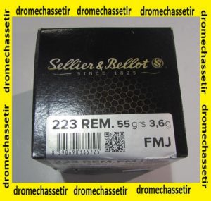 boite de 100 cartouches cal 223 remington 55 FMJ