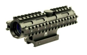 Lunette NC Star triple rail 4X32 reticule P4 sniper