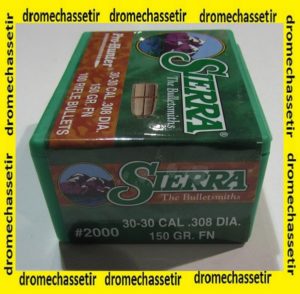 boite 100 sierra cal 30-30