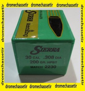 boite de 100 ogives Sierra .308