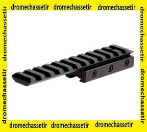 ail picatinny adaptateur de 11mm a 22 mm avec base courte sm002