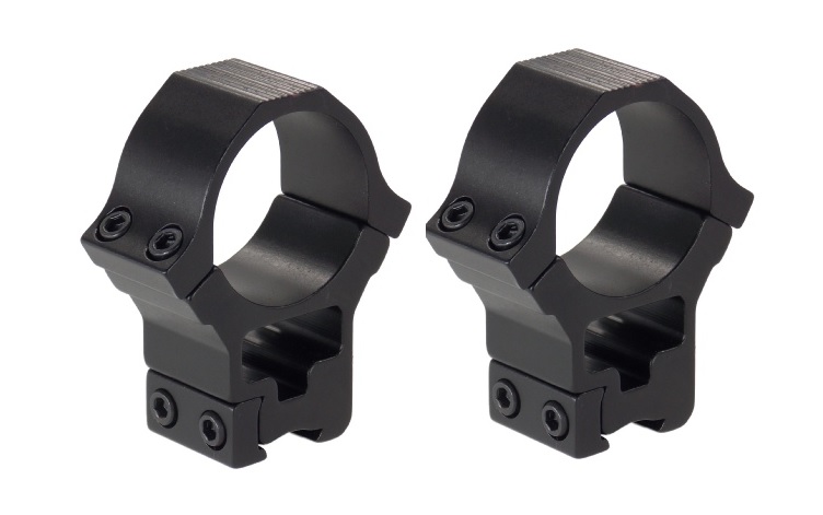 2 Bagues De Montage Pour Lunette - Anneaux 25,4 Mm Pour Rail Dovetail 11 Mm - Neuves