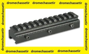 Rehausseur long pour rail picatinny de 21mm de large
