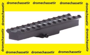 Rail picatinny en 21mm de largeur