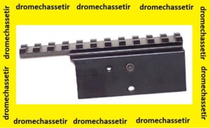 Montage avec rail picatinny en 21mm de largeur