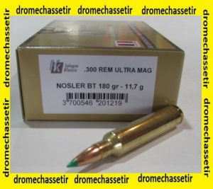 boite de 20cartouches Sologne Klassic calibre 300 Remington Ultra Magnum