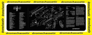 Tapis de nettoyage neoprene AK 47