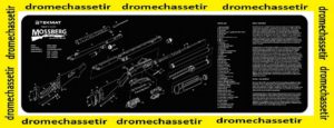 Tapis de nettoyage neoprene decor Fusil a pompe Mossberg