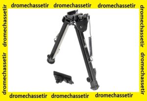 Bipied UTG Haut fixation rail picatinny par serrage a levier et grenadiere