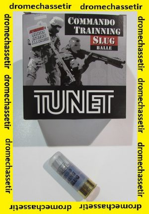 pack 100 cartouches Tunet Commando trainning SLUG cal 12/70