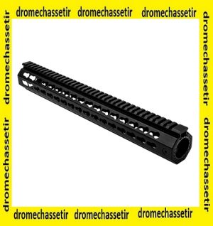 Garde main hexagonal flottant extra long avec fixation keymod
