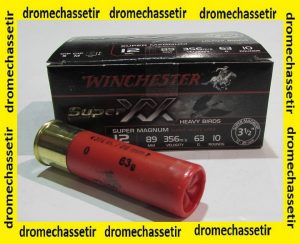 Boite 10 cartouches Winchester XX super Magnum cal 12/89