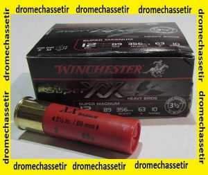 Boite 10 cartouches Winchester XX super Magnum cal 12/89