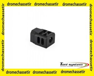 frein de bouche compensateur pour pistolet avec filetage 1/2x28 noir