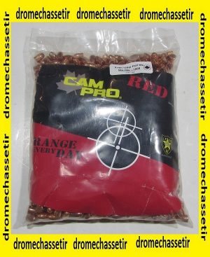 sachet de 1000 ogives Cam-pro, 9mm (0.355"), 125 grains, round nose red