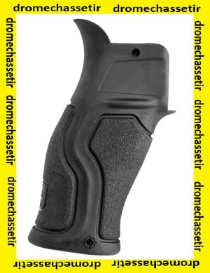 Poignée Fab Defense Gradus ergonomique caoutchouc pour AR 15 et chassis, noir