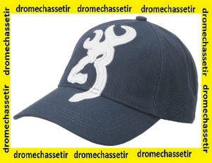 Casquette Browning Navy Buck, 100% coton