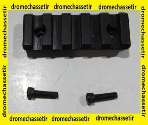 rail picatinny de crosse pour Bergara B14 BMP sur chassis pour monopod