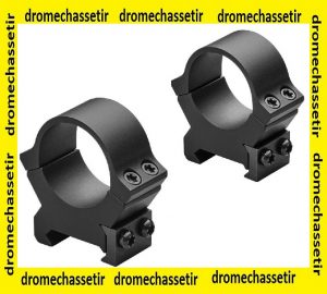 lot de 2 anneaux Leupold PRW2, medium, diametre 30mm, noir matte, ref 174084