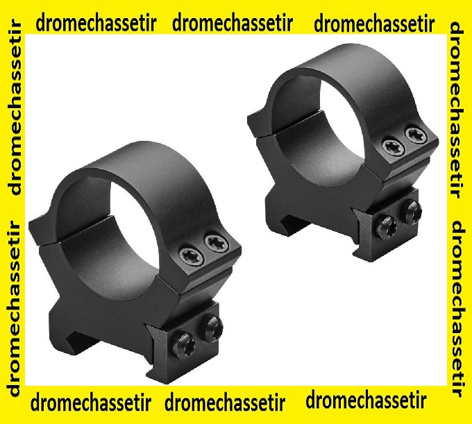 lot de 2 anneaux Leupold PRW2, medium, diametre 30mm, noir matte, ref 174084