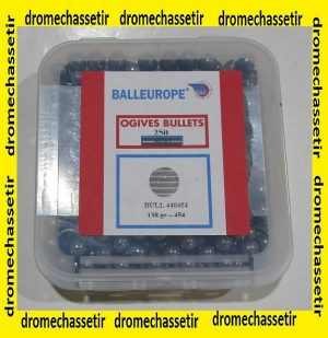 boite de 250 ogives ronde poudre noire, cal 454, 138 grains, Balleurope