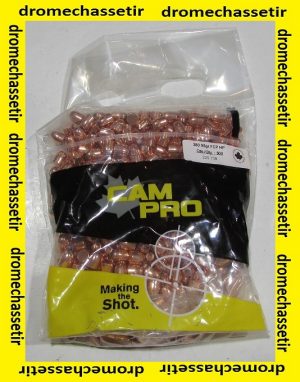 sachet de 500 ogives Cam-pro, 9mm (0.355"), 95 grains, Hollow point