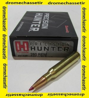 BOITE DE 20 CARTOUCHES HORNADY 280 REMINGTON, 150 GRAINS ELD-X PRECISION, 81587