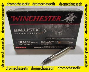 boite de 20 cartouches 30-06, Winchester Ballistic Silvertip 150 grains