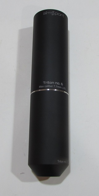 moderateur de son Aimsport Triton N°6, filetage 14x1, cal 7,7mm, Noir