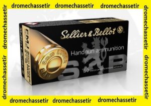 BOITE 50 CARTOUCHES SELLIER BELLOT, CAL 9X19, 115 GRAINS FMJ