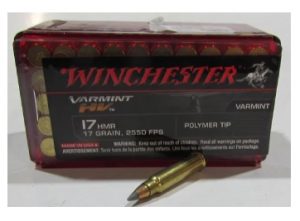 Cartouches 17HMR et 22Mag