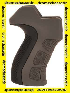 poignée ATI X2 avec grip scorpion pour AR15 et chassis MDT FDE