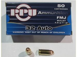 Munitions armes de poings