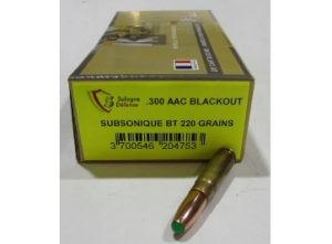 munitions rayées subsoniques