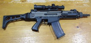 Carabine CZ Bren 805 S1 calibre 223 remington canon 10,5 pouces lunette vortex 1-6x24 super etat