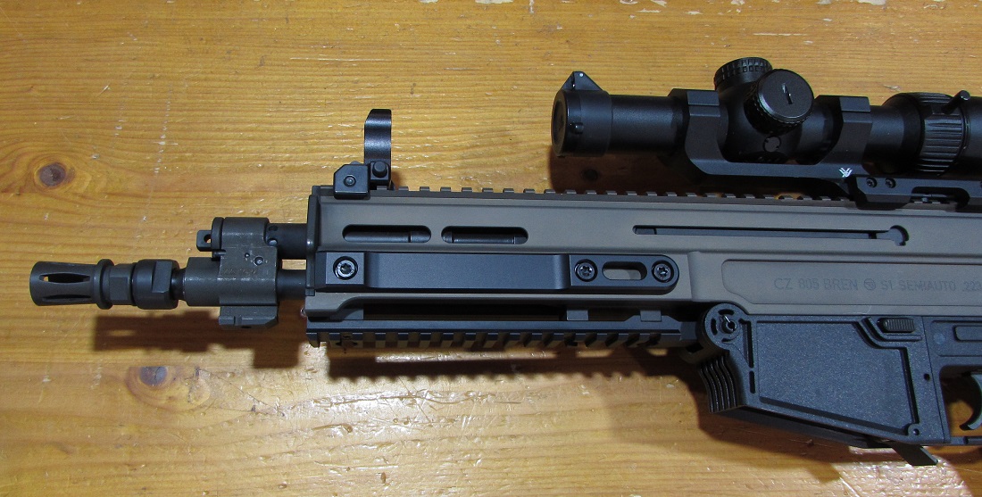 Carabine CZ Bren 805 S1 calibre 223 remington canon 10,5 pouces lunette vortex 1-6x24 super etat