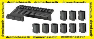 Montage picatinny Halo gen 2 avec cartouchière pour mossberg 500