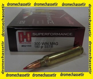 BOITE DE 20 CARTOUCHES HORNADY 300 WIN MAG 180 GR SST SUPERFORMANCE 82193
