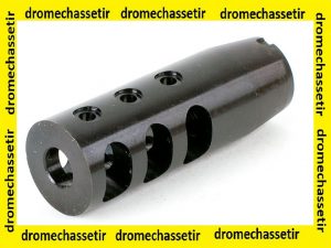 Frein de bouche Deltac pour VZ58 triple events en acier noir