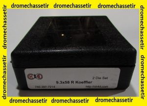 Jeux d'outils CH4D pour le rechargement en calibre 9,3x58R Koeffler
