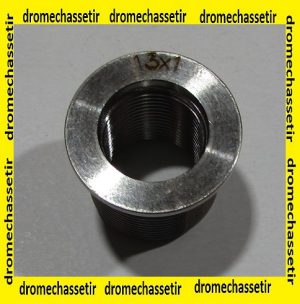 Bague Hausken adaptateur silencieux en filetage 13x1 a 18x1