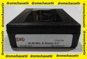 Jeux d'outils CH4D de rechargement en calibre 45-90Win & Sharps 2,4"