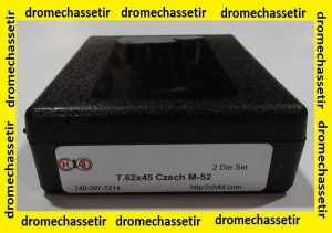 Jeux d'outils CH4D de rechargement en calibre 7.62x45 Czech M-52