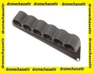 Cartouchiere Aluminium pour mossberg 500 et 590, maverick 88, pour 6 cartouches calibre 12
