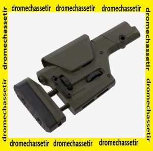 Crosse Magpul PRS, gen3, appuie joue, talon reglable OD green