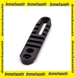 rail picatinny accu-shot pour bipied 10cm noir BT17