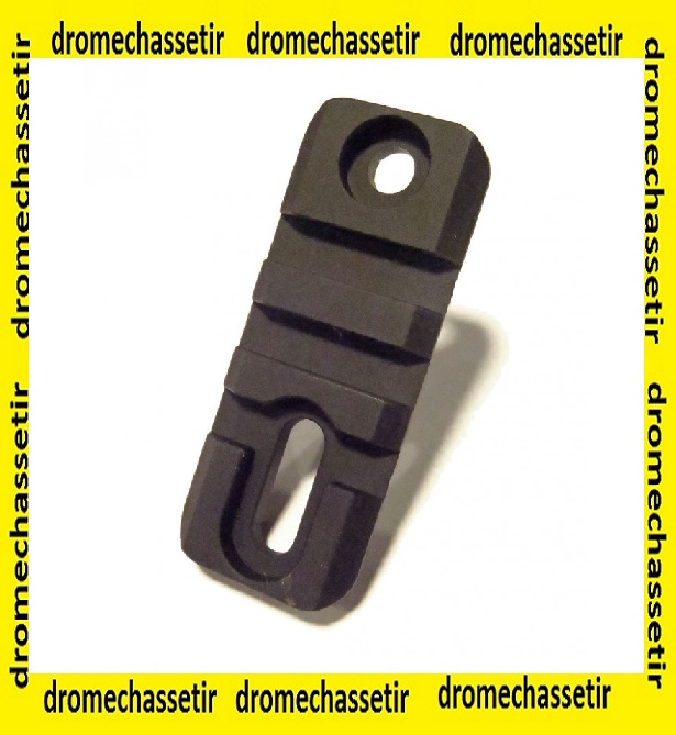rail picatinny accu-shot pour bipied 5,2cm noir BT49